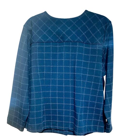 Isaac Mizrahi Blazer Jacket Women's Size XL Black Button Up With Pockets - Picture 2 of 8